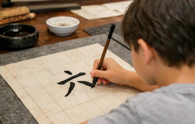 Chinees Leren Schrijven - crop